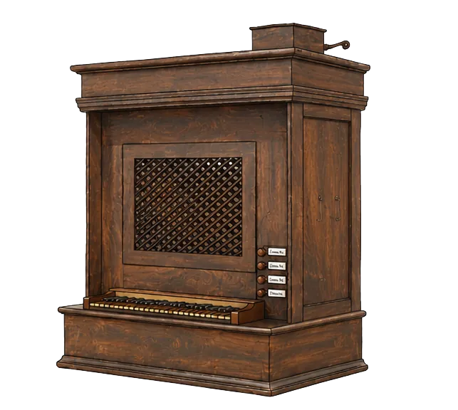 Varhanní portativ, Jan Výmola, 1754